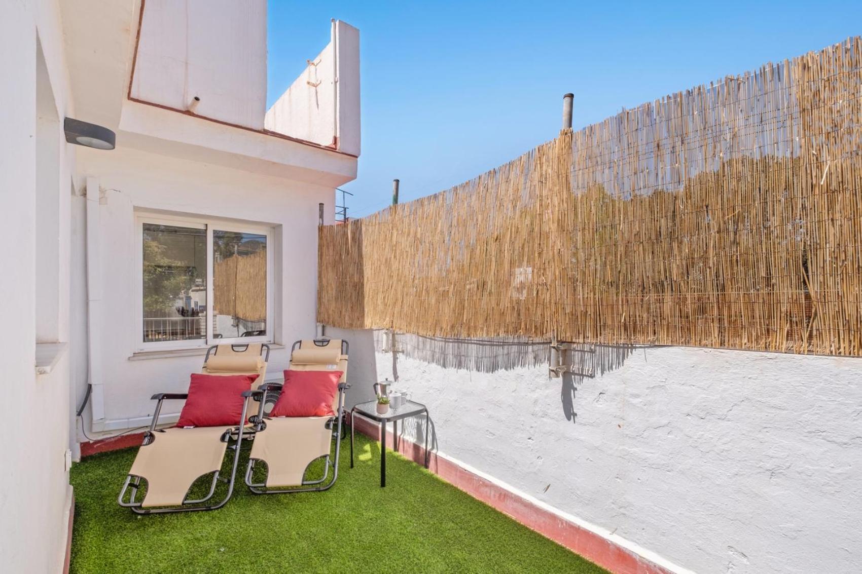 Apartamento En La Playa Con Terraza Málaga Esterno foto